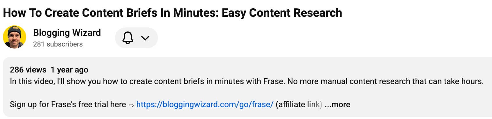 05 optimize your youtube description