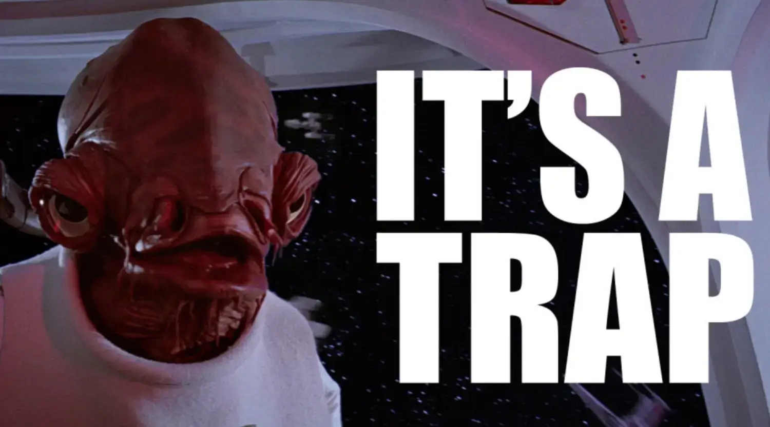 it's a trap meme