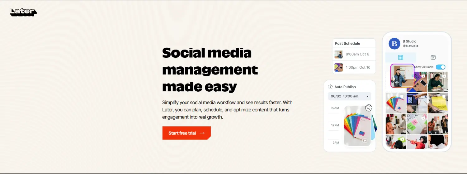 later homepage