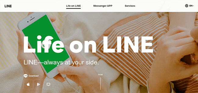Line Homepage