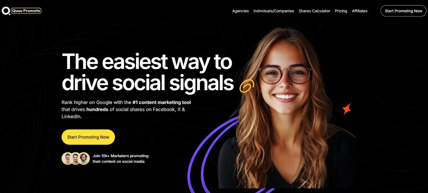 quuu promote homepage