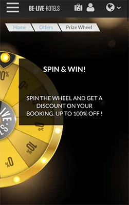 Spin the Wheel giveaway Widget